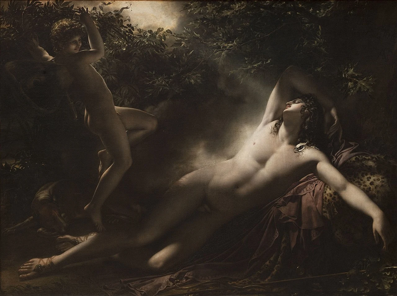 Le sommeil d'Endymion, Girodet (1791) musée du Louvre